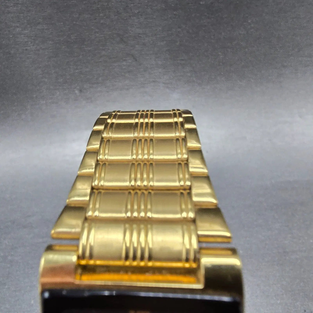 Citizen Tank Watch Men 25mm Black Dial Gold Tone Rectangle 1020-H14231 JP PARTS5