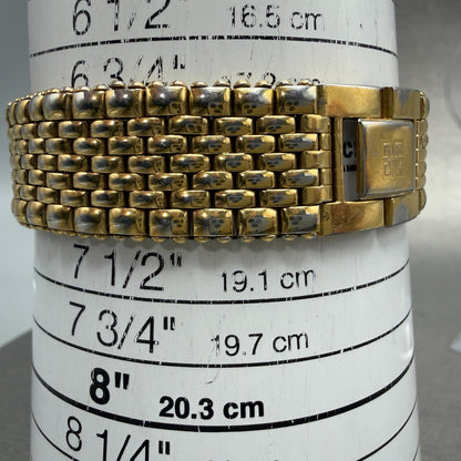 Givenchy Watch Men 32mm White Dial Gold Tone Round PARTS Vintage11