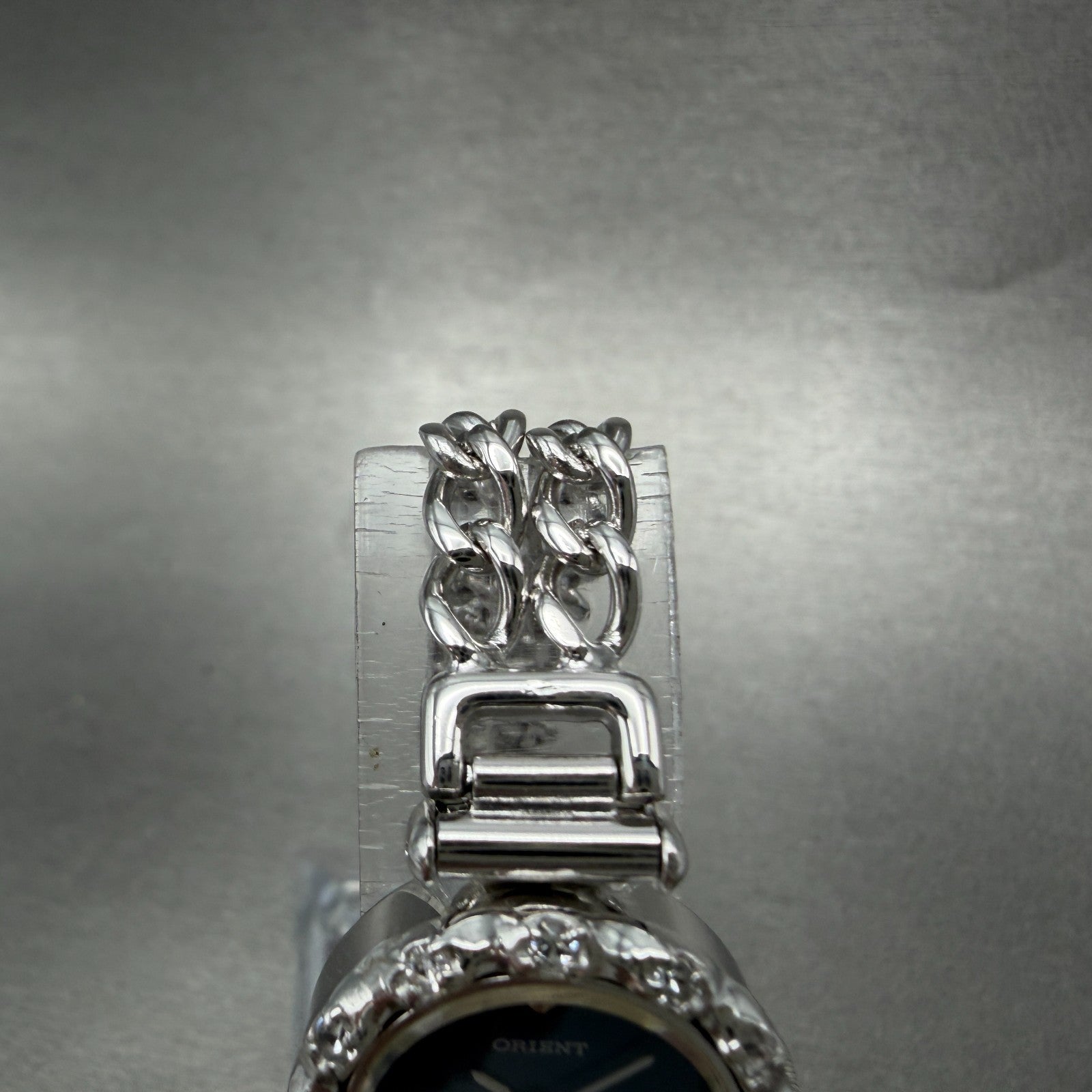 Orient Watch Women 21mm Blue Dial Silver Tone Round I110119-00 New Battery4