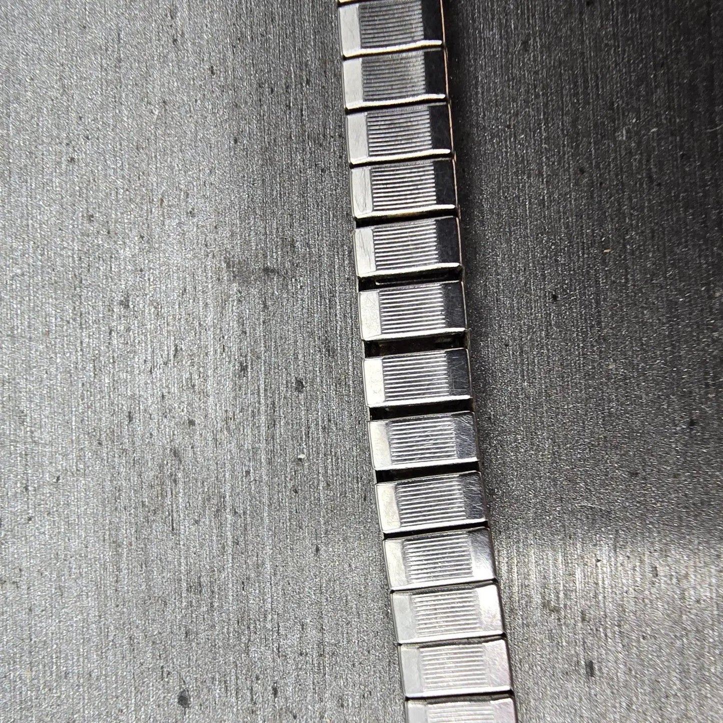 Navajo Sterling Silver Watch Band Tips 9mm Mother Of Pearl Leaf Design Vintage2
