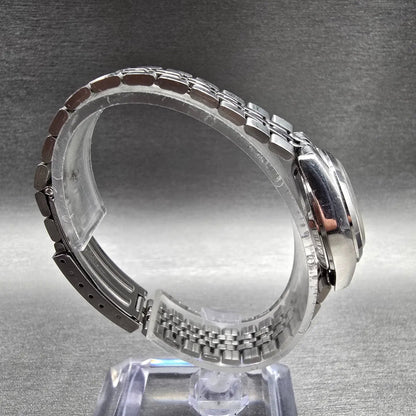 Seiko SQ Watch Women 24mm Silver Dial Silver Tone Daydate 4326-0019 New Battery8