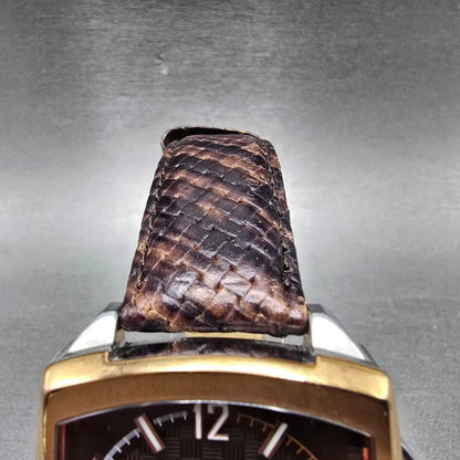 Tommy Bahama Maui Roadster Watch Men 42mm Brown Dial Rose Gold Tone Date New Bat4