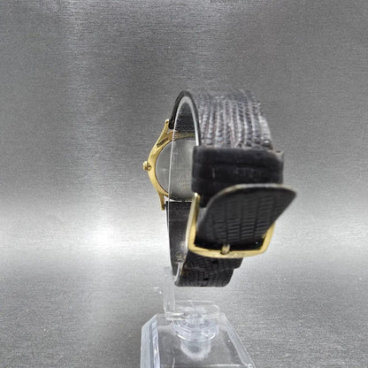 Seiko Watch Men 33mm Gold Dial Gold Tone Round 2620-0039 2620 Movement PARTS8