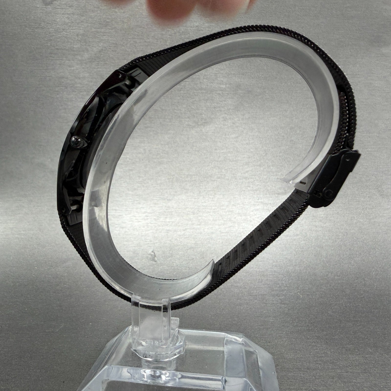 Skagen Watch Men 37mm Black Dial Black Tone Date Round 233XLMB New Battery6