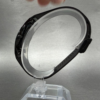 Skagen Watch Men 37mm Black Dial Black Tone Date Round 233XLMB New Battery6