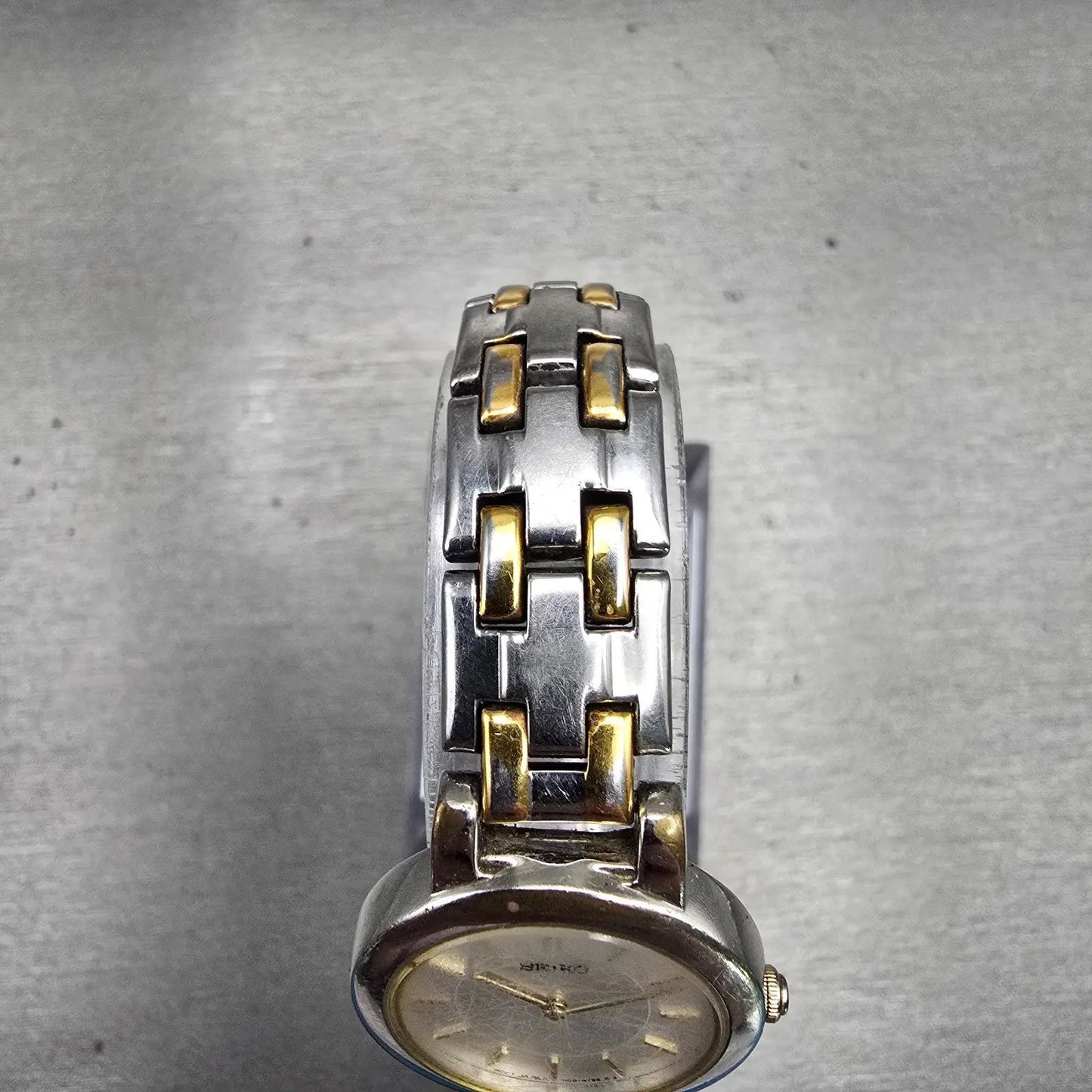 Seiko Watch Women 24mm Silver Dial Silver Tone Round 1N00-1E19 New Battery VTG4