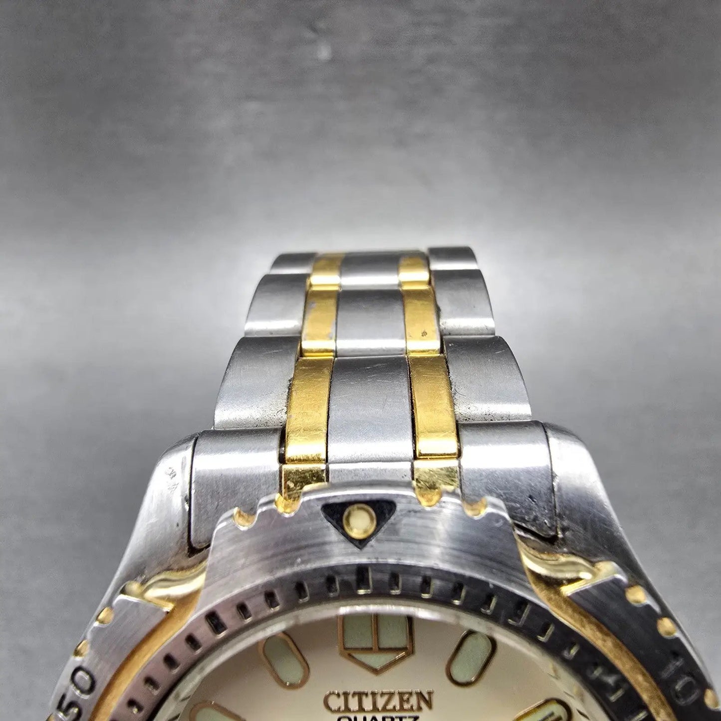 Citizen Promaster Dive Watch Men 40mm Cream Dial Two Tone Daydate READ!!! NewBat4
