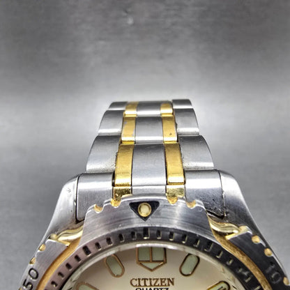 Citizen Promaster Dive Watch Men 40mm Cream Dial Two Tone Daydate READ!!! NewBat4