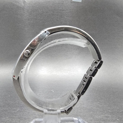 Tissot Tank Watch Women 17mm MOP Dial Stainless Steel Diamond Bangle New Battery6