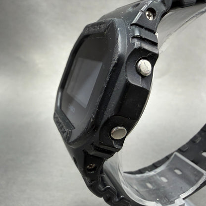 Casio G-Shock DW-5600BB Watch Men 43mm Digital Black Tone Octagon New Battery TH2