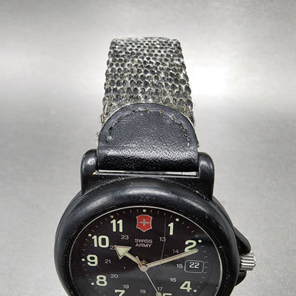 Victorinox Swiss Army Renegade Watch Men 38mm Black Dial Black Tone Date NewBatt4
