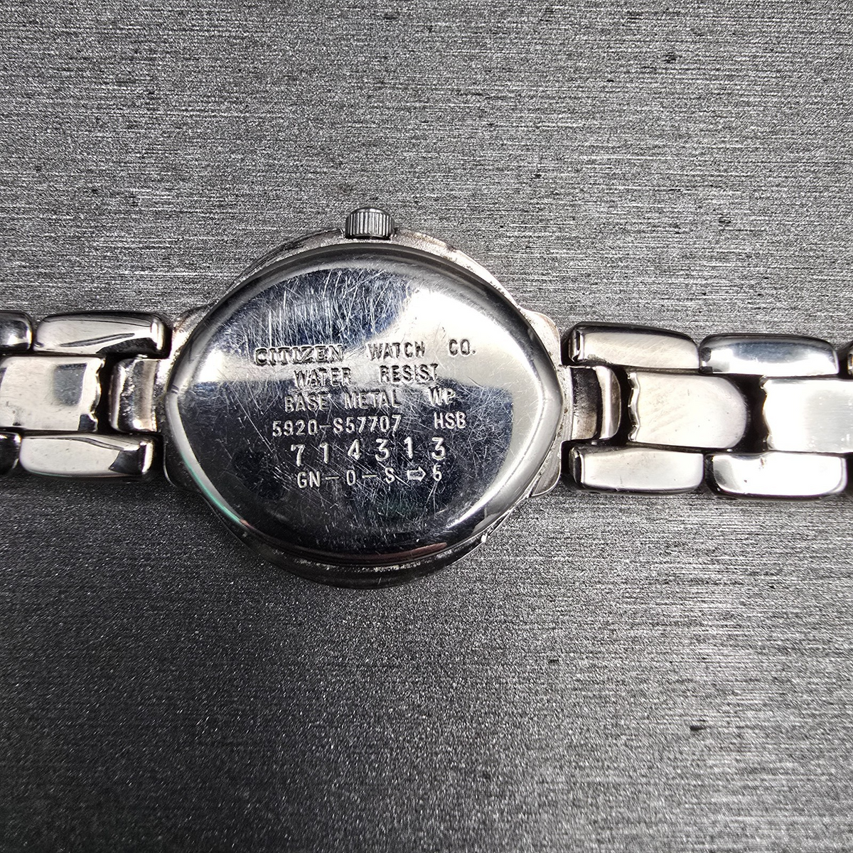 Citizen Watch Women 21mm Silver Dial Silver Round 5920-S57707 New Battery VTG10