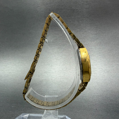 Citizen CQ Watch Women 19mm Champagne Dial Gold Tone 4031-893425 New Battery8