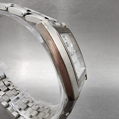 Givenchy Tank Watch Women 27mm Silver Dial Silver Tone Rectangle New Battery3