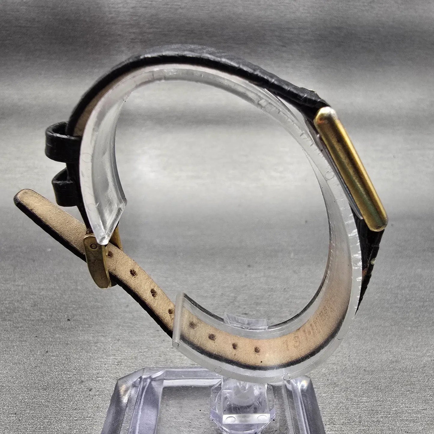 Seiko Tank Watch Women 17mm White Dial Gold Tone Rectangle 2C20-5019 New Battery8