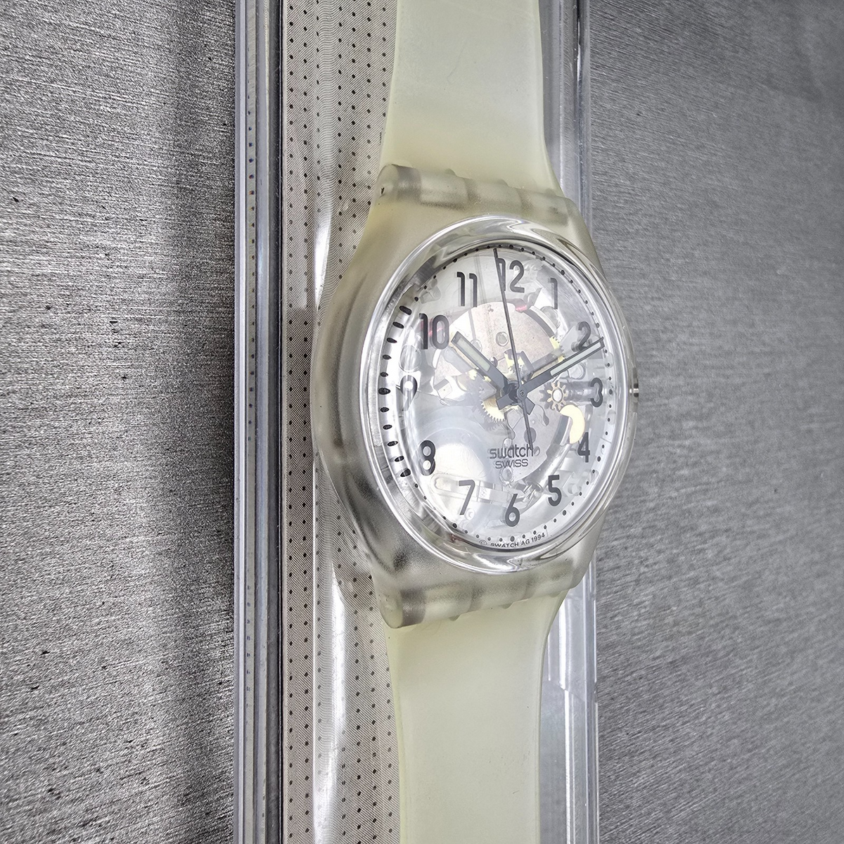 Swatch Olympic Sport Edition Watch Men 34mm Transparent GK209ST New Battery NOS5