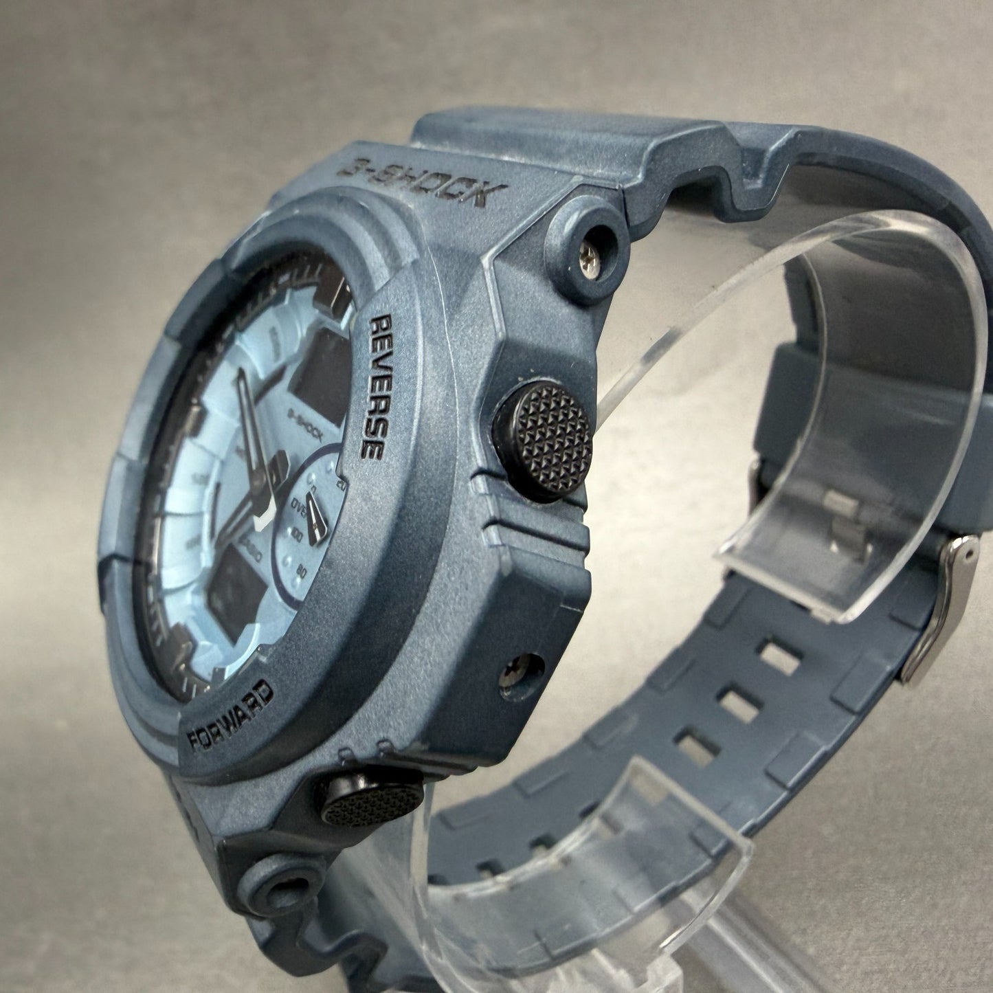 Casio G-Shock GA-150A Watch Men 52mm Analog Digital Blue Round New Battery ABC2