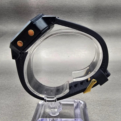 Nixon The Siren SS Digital Watch Men 36mm Blue Gold Tide Chrono Timer New Batt6