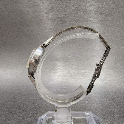 Seiko Queen Seiko Watch Women 15mm Silver dial Silver Tone Manual 10207040 Runs6