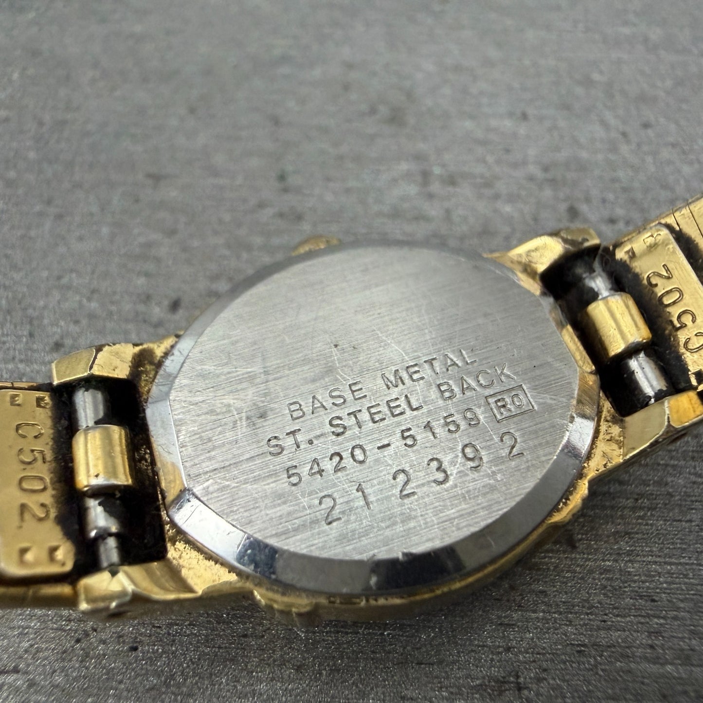 Seiko Watch Women 16mm Brown Dial Gold Tone Oval Vintage 5420-5159 New Battery9