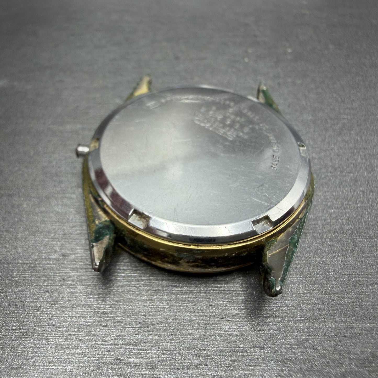 Seiko SQ Railroad Approved Watch Men 34mm White Dial Gold Tone Daydate VTG PARTS9