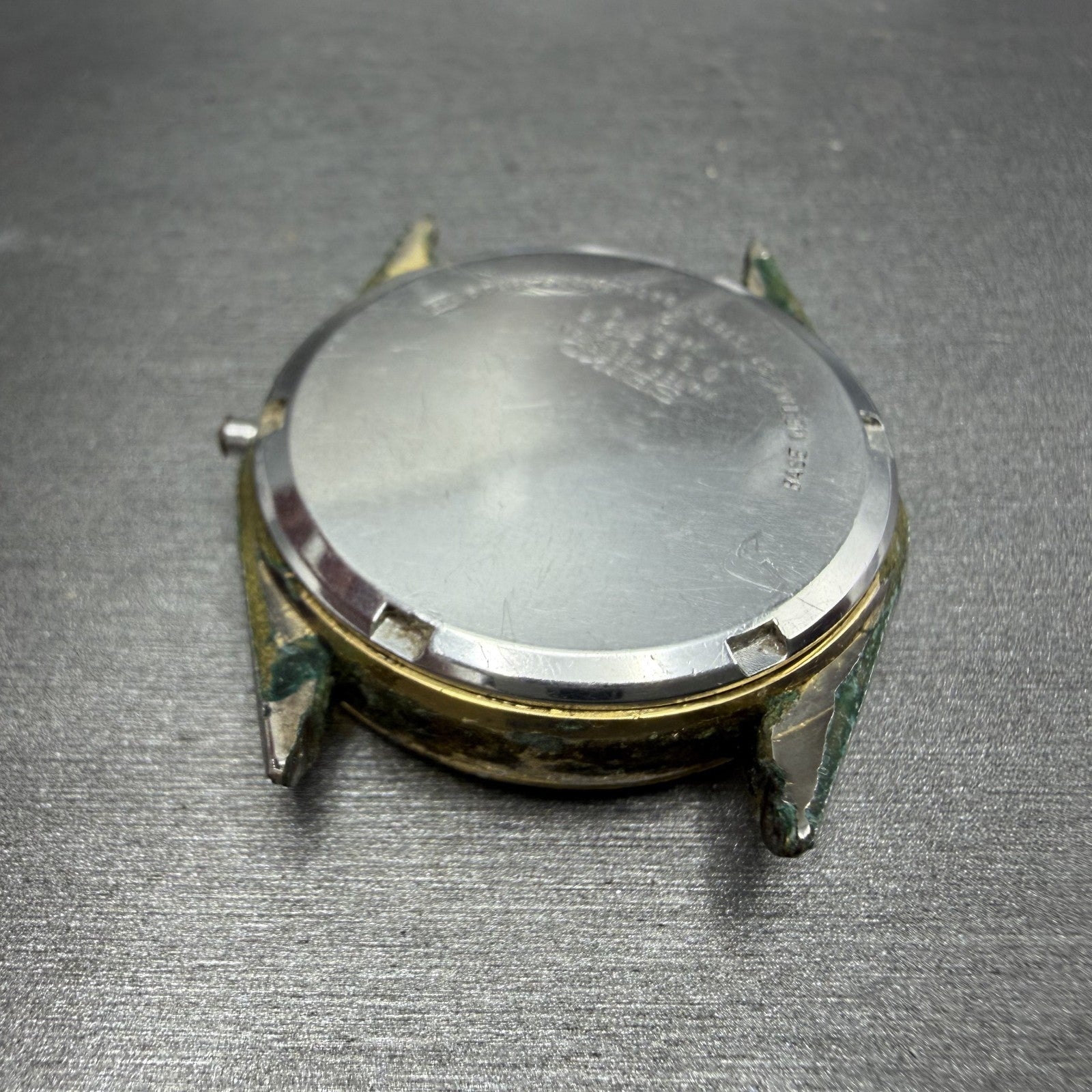 Seiko SQ Railroad Approved Watch Men 34mm White Dial Gold Tone Daydate VTG PARTS9