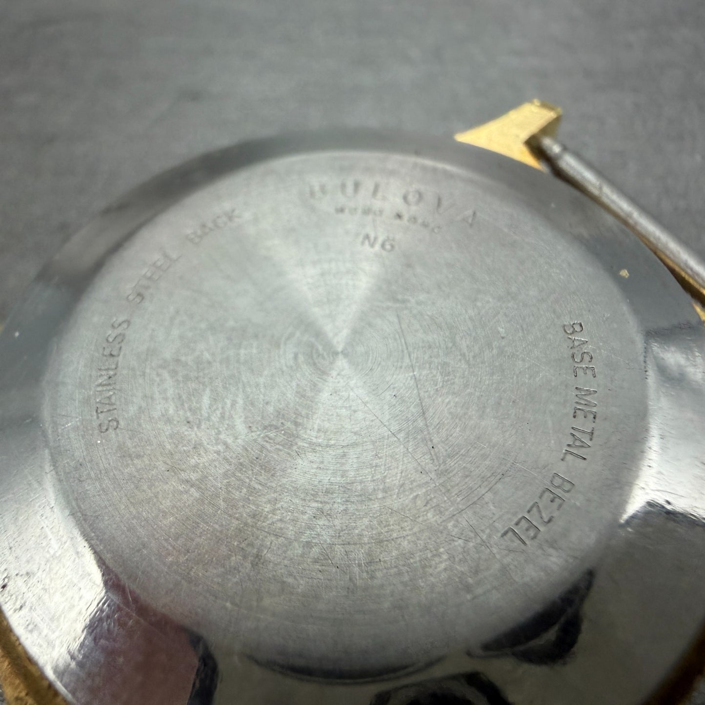Bulova RED LED Watch Men 36mm Digital Gold Tone N6 PARTS Vintage7