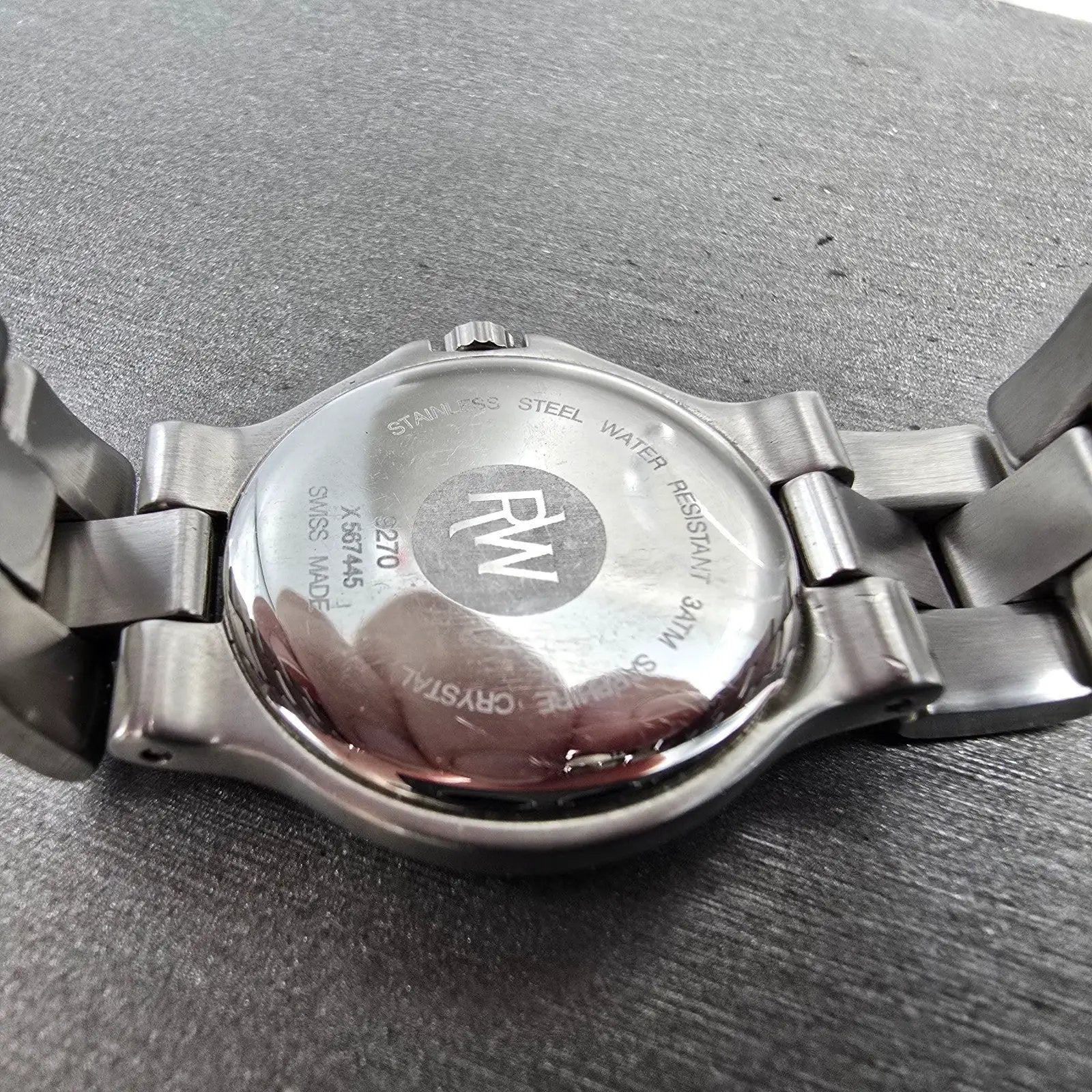 Raymond Weil Watch Women 26mm White Dial Silver Tone Date Round 9270 New Battery10
