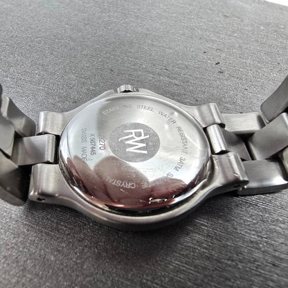 Raymond Weil Watch Women 26mm White Dial Silver Tone Date Round 9270 New Battery10