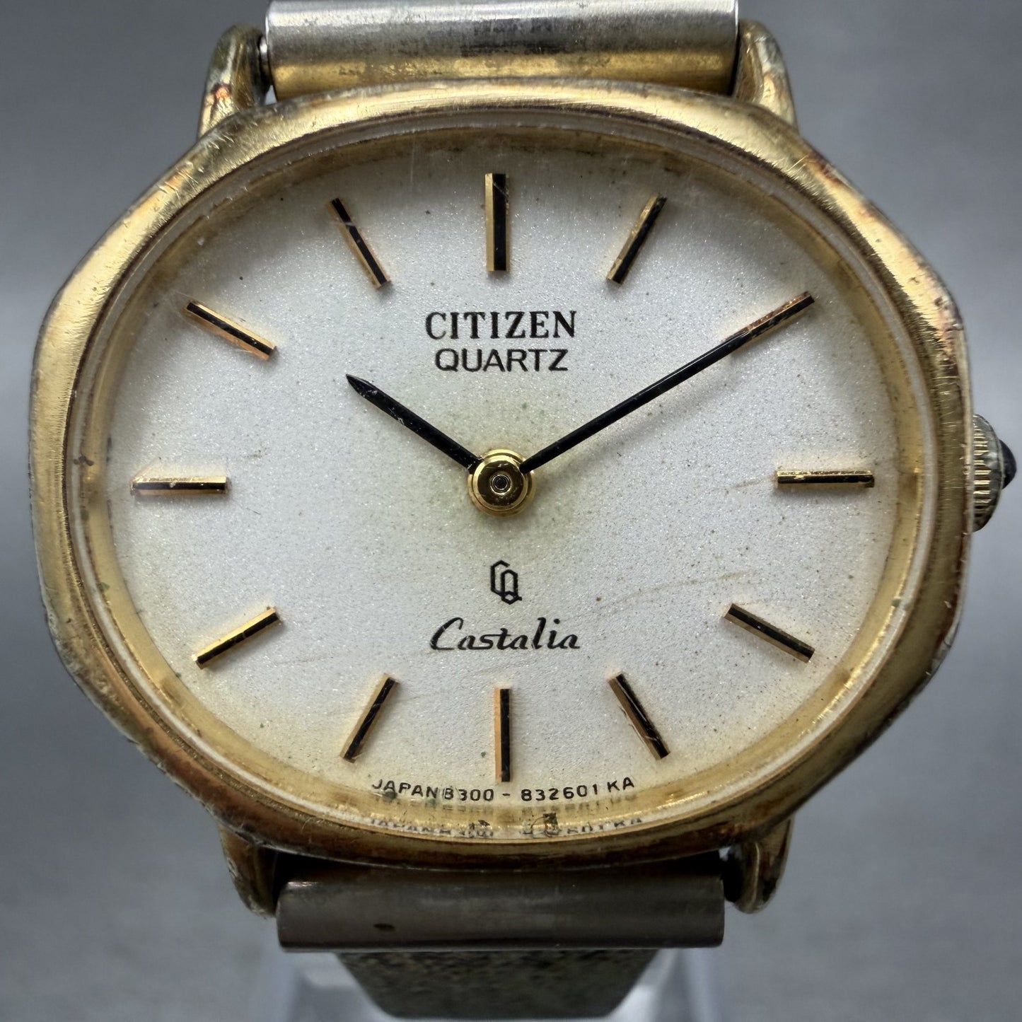 Citizen CQ Castalia Watch Women 24mm White Dial Gold Tone 4831926 New Battery1