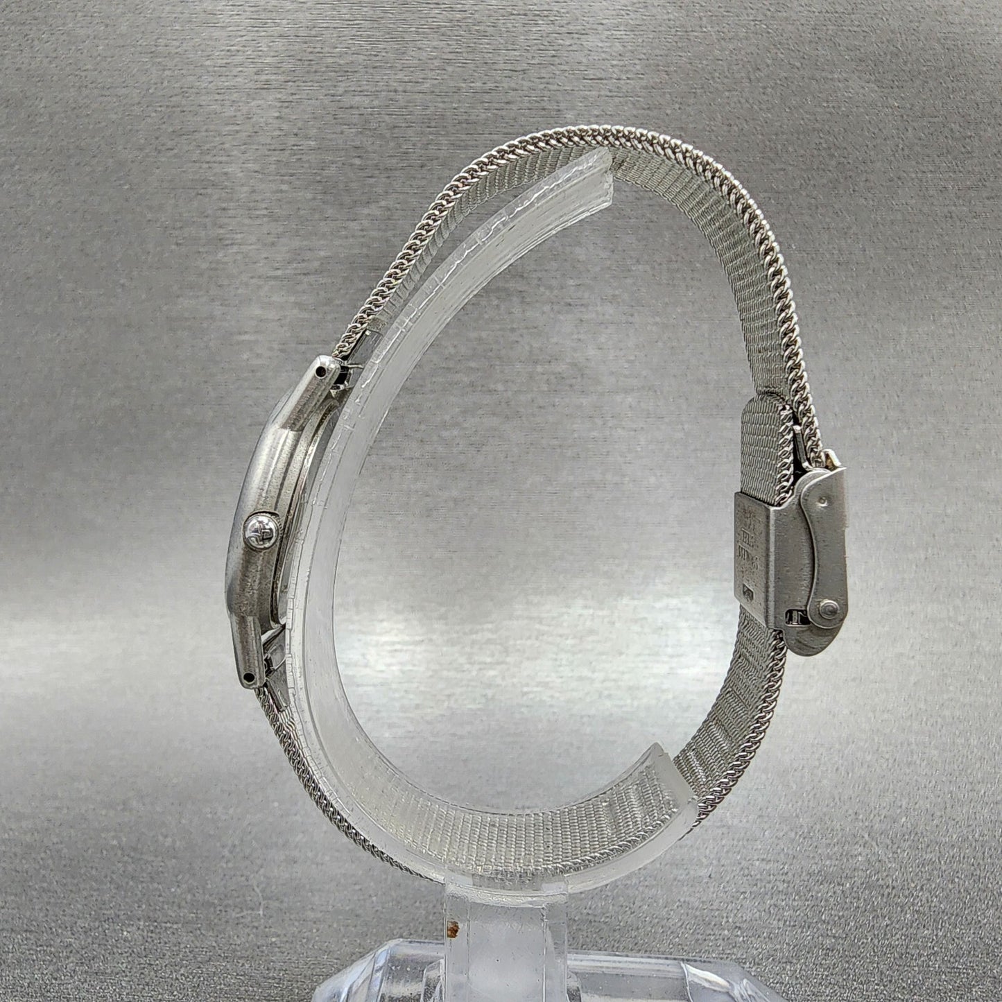 Skagen Watch Women 25mm Blue Dial Silver Tone Round Mesh band P4SSN New Battery6