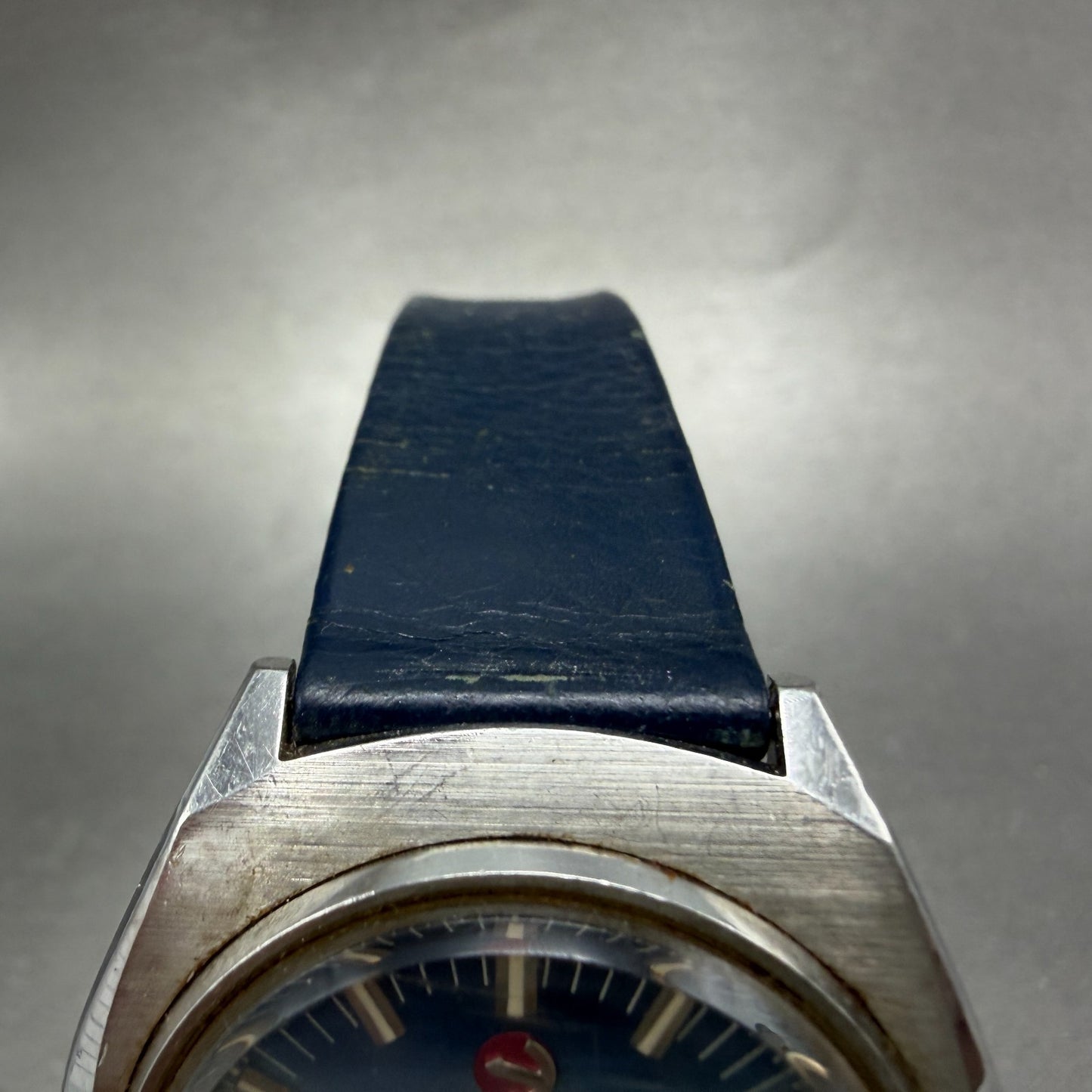 Rado Natale N.F Watch Men 37mm Blue Dial Steel Date Automatic PARTS5
