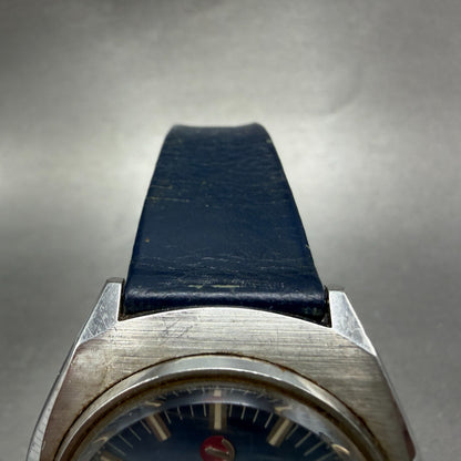 Rado Natale N.F Watch Men 37mm Blue Dial Steel Date Automatic PARTS5