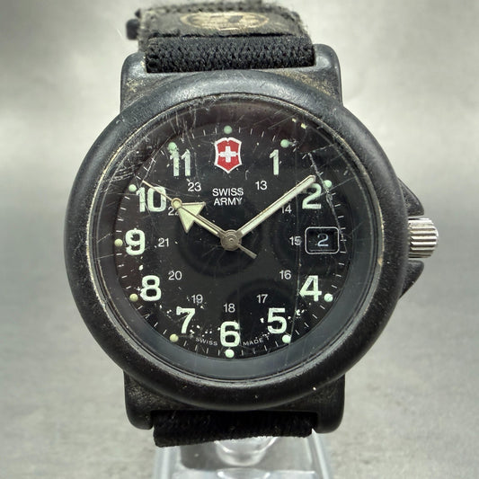 Victorinox Swiss Army Renegade Watch Men 40mm Black Dial Black Tone PARTS KTPO0