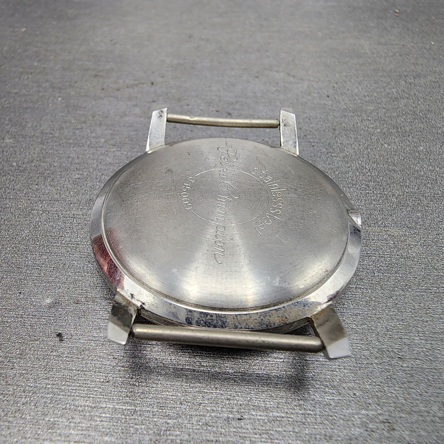Seiko Champion Watch Case Stainless Steel Round  36mm J15009 VTG9