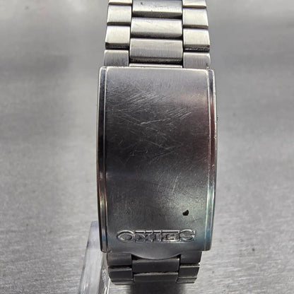 Seiko Type II Watch Men 33mm Green Dial Silver Tone Daydate 8223-6030 New Batt7