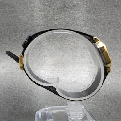 Citizen CQ Watch Women 23mm Black Dial Gold Tone Octagon 2931291603 New Battery8
