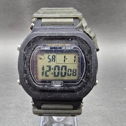 Casio G-Shock G-5700GH Watch Men 39mm Black Green Alarm Chronograph Solar PARTS0