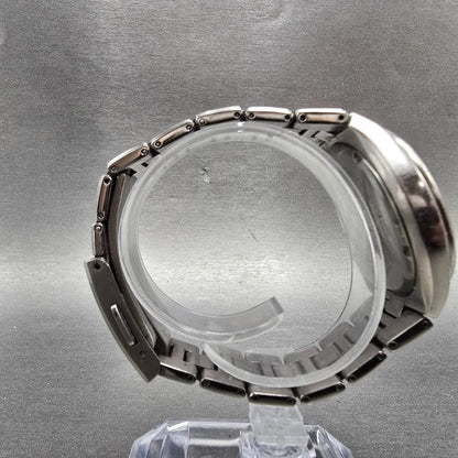Citizen Eco-Drive Attesa Watch Men 38mm White Dial Titanium Atomic Date PARTS!!!8