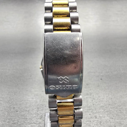 Seiko President Watch Men 35mm Silver Dial Two Tone Daydate 5Y23-8A69 New Batt7