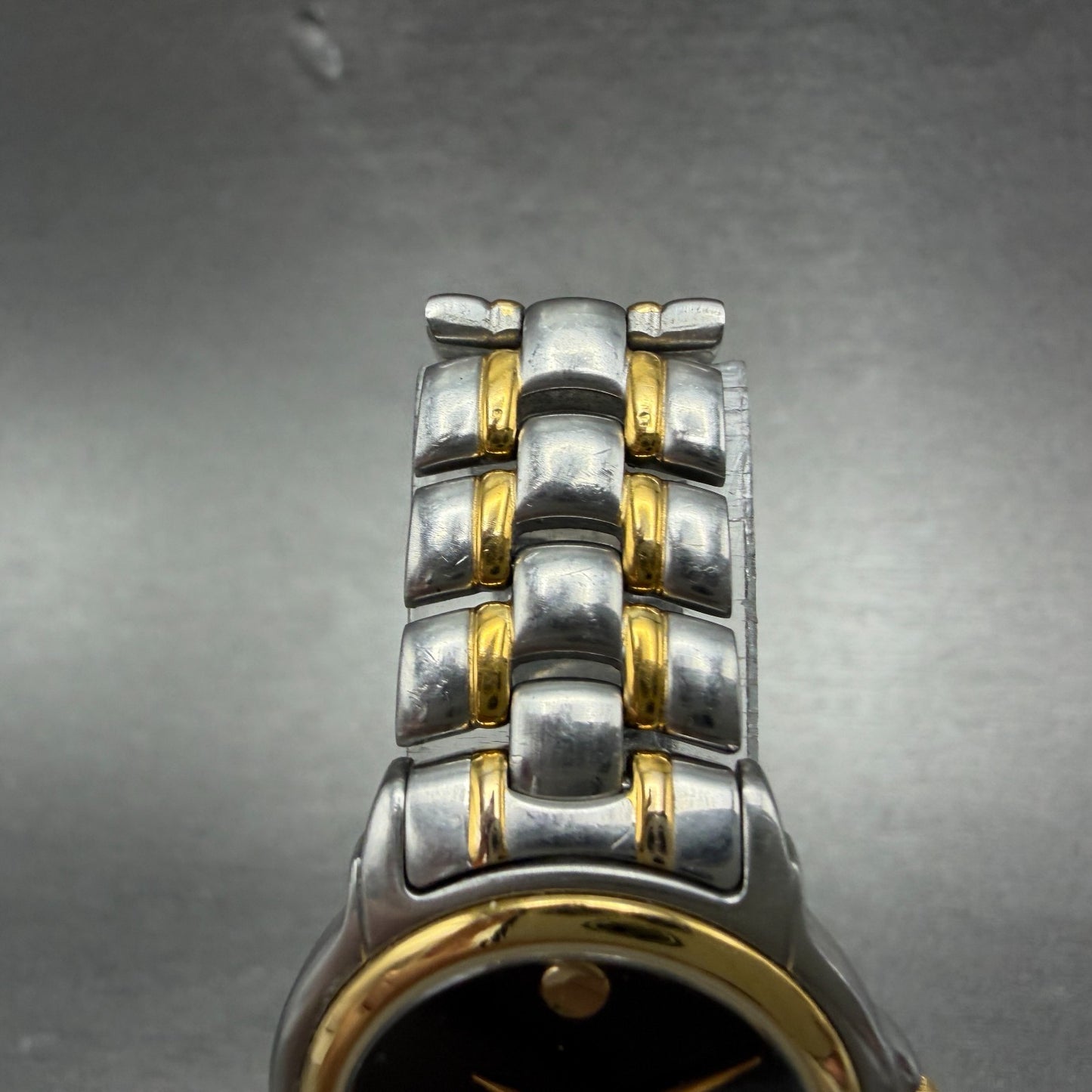 Movado Museum Watch Women 26mm Black Dial Two Tone Round 81-E4-9838 New Battery4