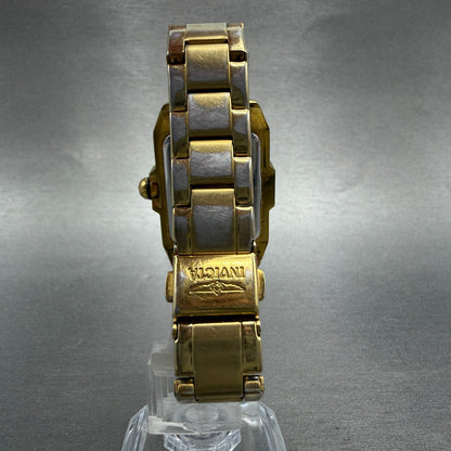 Invicta Lupah Watch Women 26mm Champagne Dial Gold Tone 15157 New Battery7