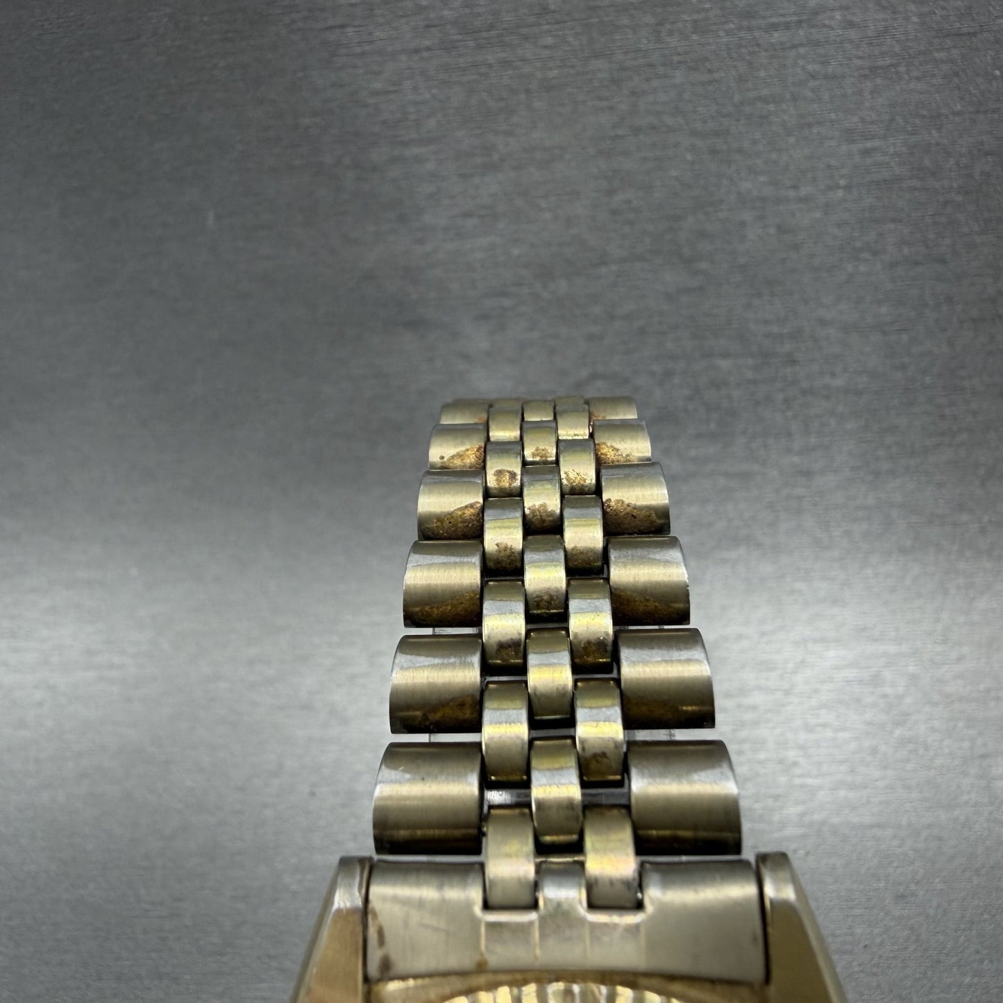 Seiko President Watch Men 36mm Gold Dial Gold Tone Daydate 7n438119 New Battery4