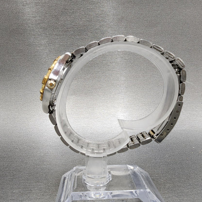 Seiko Sports 50 Watch Women 25mm Luminous Dial Two Tone Date Round New Battery6