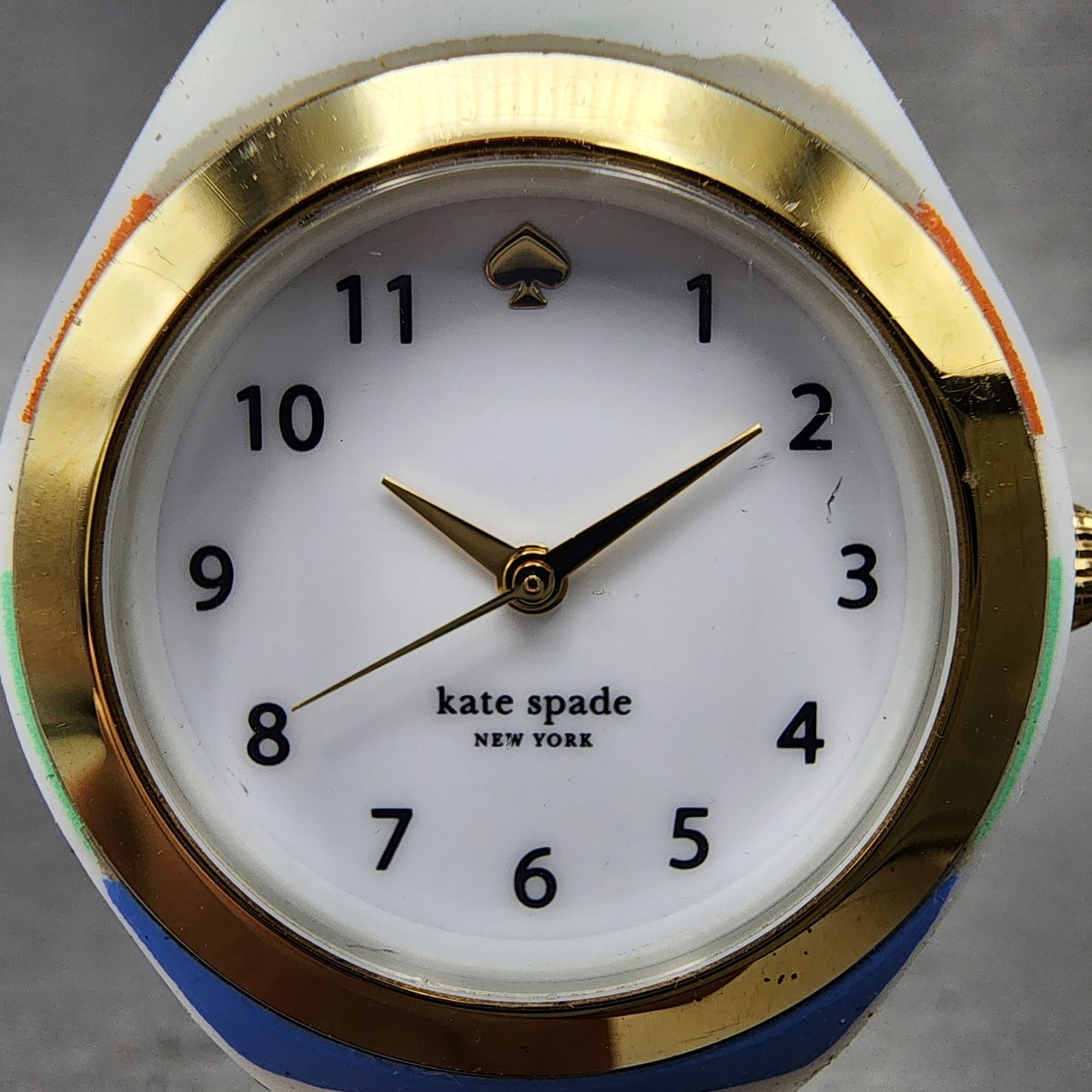 Kate Spade Rumsey Watch Women 31mm White Dial White Case Round New Battery1