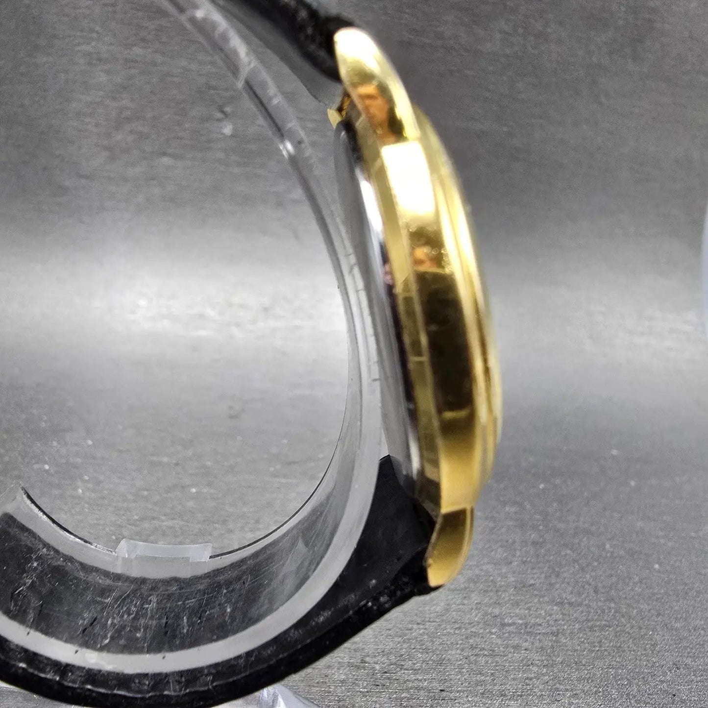Citizen Watch Men 36mm Silver Dial Gold Tone Round READ!!!! 6045-G13648 New Batt3