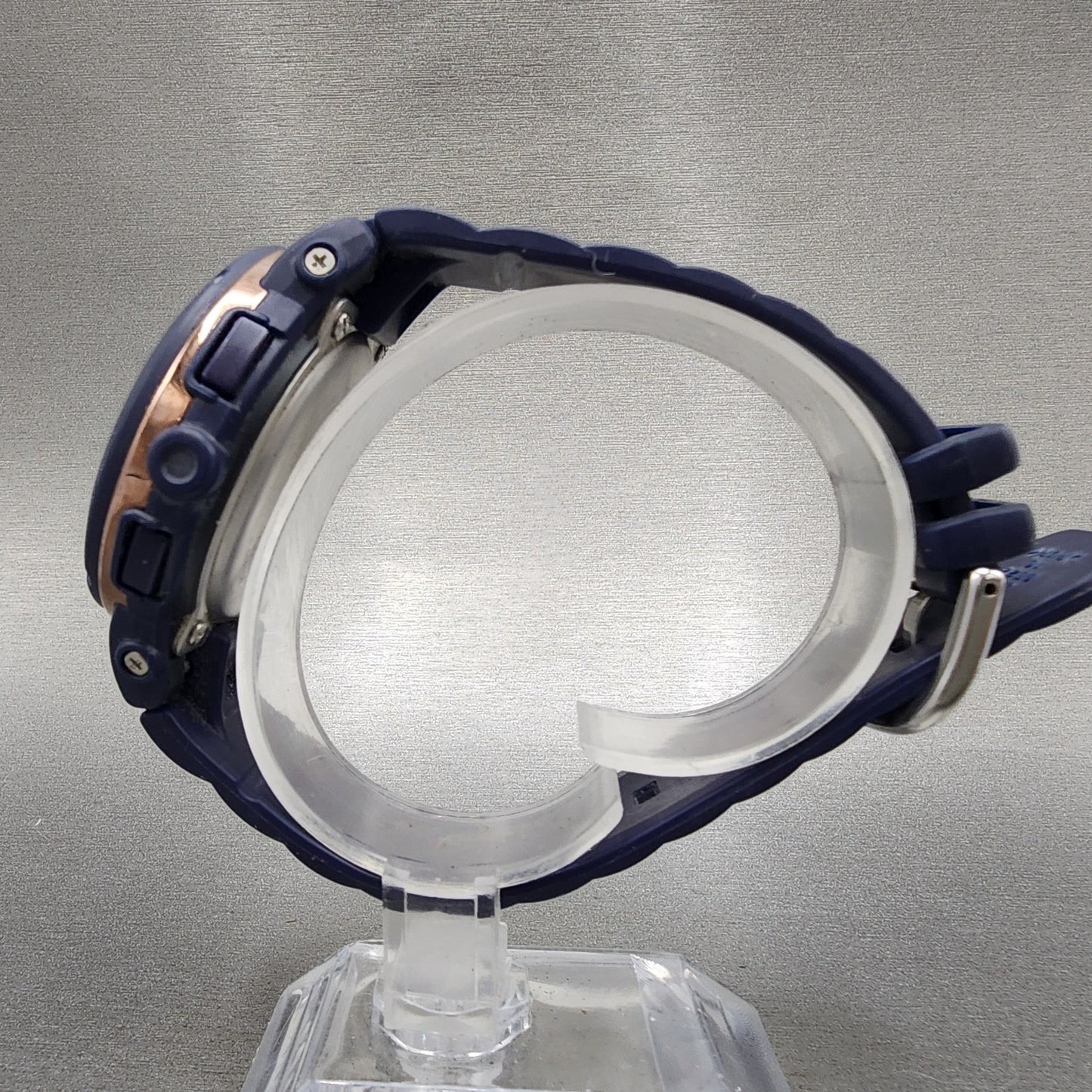 Casio BabyG BGA150PC Watch Women 43mm Blue Analog Digital Alarm New Battery6