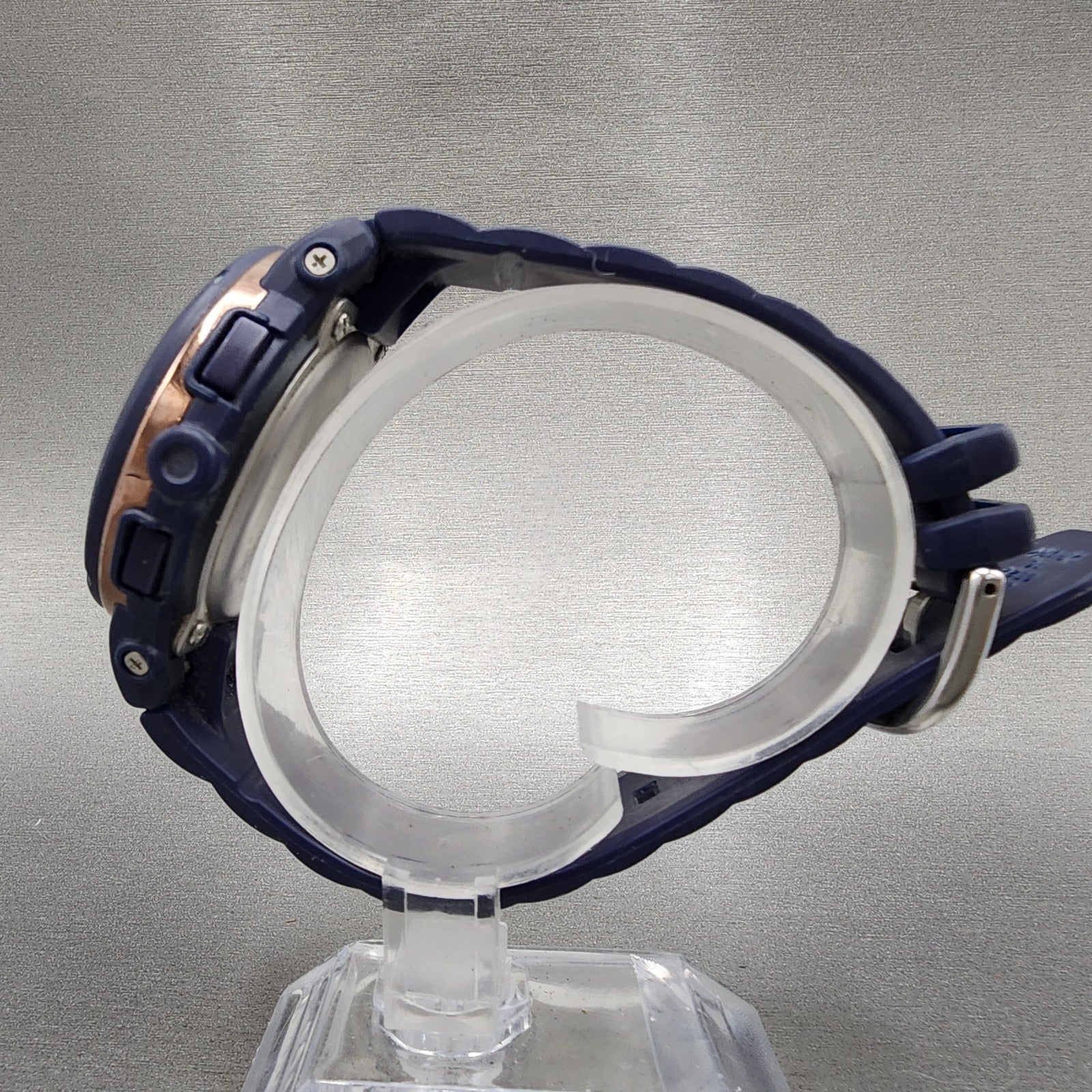 Casio BabyG BGA150PC Watch Women 43mm Blue Analog Digital Alarm New Battery6