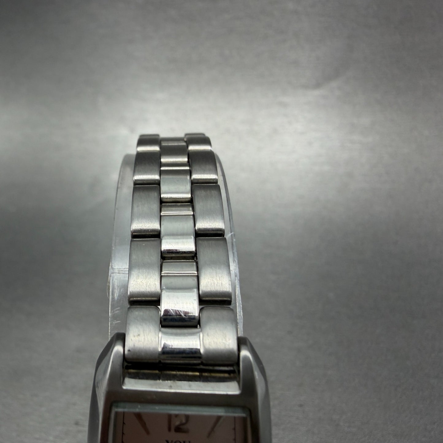 Orient You Tank Watch Women 19mm Silver Dial Silver Tone Rectangle New Battery4