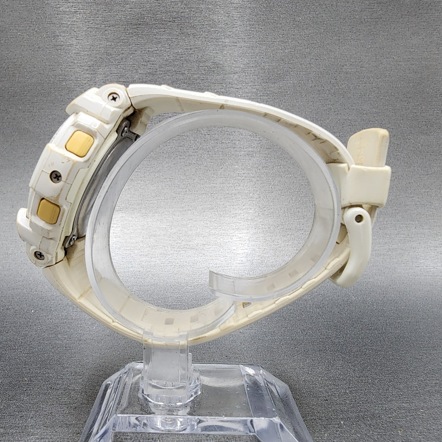 Casio BabyG Watch Women 43mm White Dial White Case Round BLX100 New Battery B!6